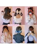 ニコールラブのLIVEヘアセット