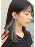 カット＋最高級N.カラー(フル)＋デザインカラー＋炭酸バブル　￥11790