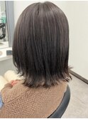 透明感カラー アッシュグレージュ トリートメント
