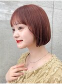 ボブ/ブリーチなし/髪質改善/イノアカラー/韓国ボブ/立川ボブ