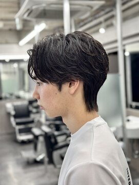 クロムトウキョウ ザ バーバー ネオン 新宿店(CHROM TOKYO the Barber ne/on) フェザーパーマ×ダウンパーマ