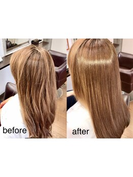 ゆったり落ち着いた店内の雰囲気が人気◎大人女性の心を掴む、上質なサービスと上質なヘアケアが魅力♪