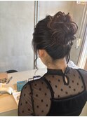 卒パ・ヘアセット・ヘアアレンジ・シニヨン・編み込み【豊見城】