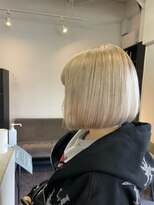 ヴィオラカラー(VIOLLA COLOR)&nbsp;ハイトーンカラー×ナチュラルボブ/小倉