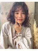 ラフなパーマスタイル