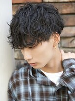 ルーシー 渋谷(LUCEY)&nbsp;ツイストスパイラルパーマ波巻きパーマメンズカットメンズパーマ