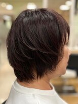 ヘアークリアー 春日部&nbsp;ミセス ふんわり軽やかショートボブスタイル 白髪染め