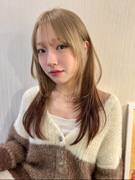 ハウス(HAUS.) レイヤーカット×ルーツカラー