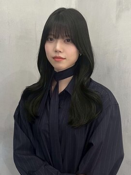 ロンドジェネルーズ 柏(Lond generous) 暗めカラー/グランマッシュ/デザインカラー/レイヤーカット/柏柏