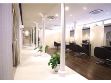 サヴォイ ヘア ドレッシング(SAVOY HAIR DRESSING)の雰囲気（解放感溢れる店内/現在各席ごとにパーテーション設置）