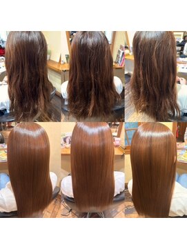 ボブビッシュ 東温店 クセストパー(縮毛矯正)髪質改善