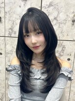 シーシンジュク 新宿南口(Sea shinjuku)&nbsp;大人ガーリー×ダークアッシュ［似合わせカット/ミディアム］