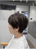 ショートボブ/丸みショート/大人ショート