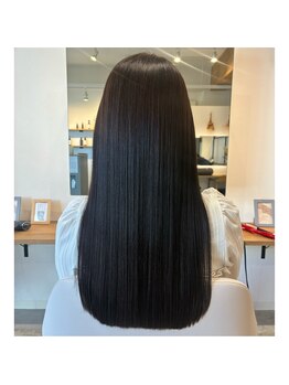 エム(emu)の写真/【庄内通】写真:20代女性◇当店自慢のシルキーエステ♪湿気の時期でもまとまり、サラツヤ髪に◎