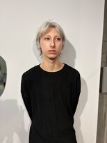 エディット トウキョウ(e.dit tokyo)&nbsp;ハイトーンカラー/メンズ/ホワイトシルバー/センターパート