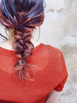 ベロニカ ヘアー(Beronica HAIR) ポップ×編み込み