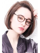 モニカ 西宮北口(Monica)&nbsp;大人かわいい伸ばしかけグレージュナチュラルボブ