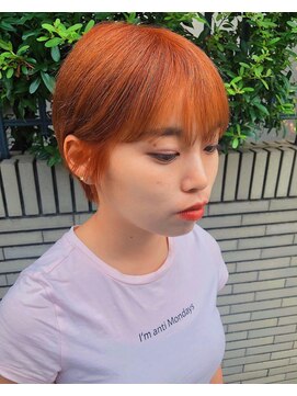 トレス(TRESS) ハイトーンオレンジベージュカラー