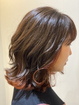 ボブ (Hair salon BOB) オリーブ×オレンジ