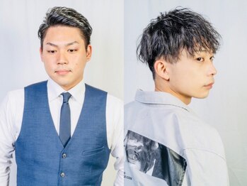 ドゥーアンジヘアー(dou-Ange hair)の写真/【横堤駅徒歩1分】大人男性必見!白髪カバーはもちろんカラーにも対応◎男女問わず好印象なカッコいいを演出