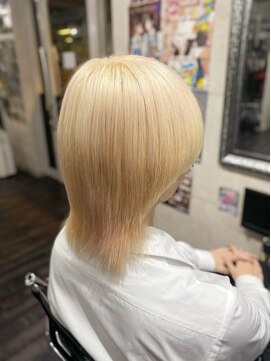 ミミック (mimic) 【派手髪】blond hair【ハイトーンカラー】