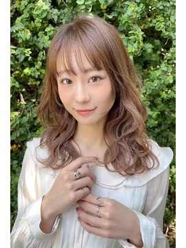 クーエフー(coo et fuu) 20代30代40代 シースルーバングのセミロング　藤沢