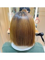 フェイス 伊勢原(FACE。)&nbsp;ブリーチ毛でもさらさらストレート