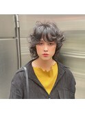 ウルフカット×ウルフパーマ