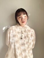 ミニボブと前髪パーマ