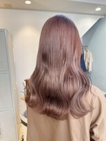 フラム 渋谷(flamme)&nbsp;ピンクベージュ◎ブリーチ一回ベージュ＊