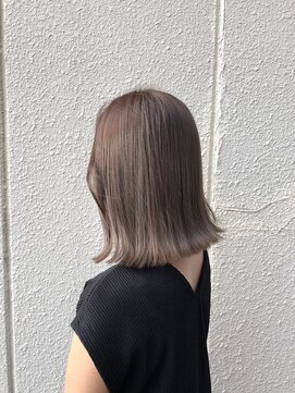 サボン バイ トッカ(savon by tocca) 切りっぱなしロブ×グレージュ