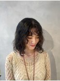 ミディアムパーマ
