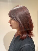 ソイクフ(SOY KUFU)&nbsp;大人可愛い20代30代40代レッドブラウンイメチェン似合わせカット