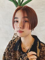 ヒュージ 三軒茶屋(huge)&nbsp;ハンサムショート_ローズカラー_暖色カラー