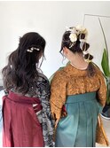 【NEST 熊谷】卒業式着付け　ヘアセット