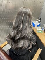 ボアップ(boappu)&nbsp;#エクステ#ハイライト#グレージュ#ヘアカラー#ロングヘア