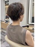 Lond.海気　大人丸みショート　パーマ