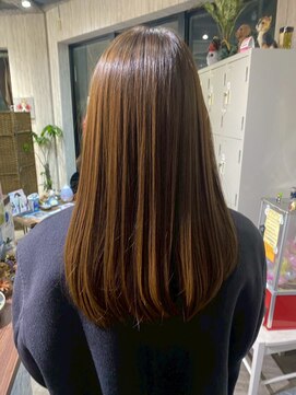 ビーチェ 小岩(Bice) 思わず触れたくなる艶めきストレート/艶感/透明感/ストレート