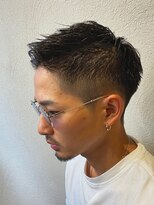 ビンゴ 高松店(BINGO)&nbsp;566黒髪スキンフェード刈り上げショートフェード高松バーバー