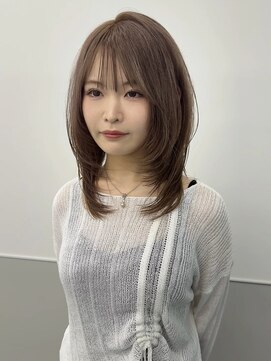 ゴウトゥデイシェアサロン 町田店(GO TODAY SHAiRE SALON) レイヤーミディアム×ミルクティー