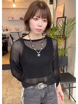 シーン(SCEN)&nbsp;natural beige × layer bob