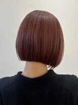 エムスラッシュ アヴェダ 自由が丘(M.SLASH AVEDA)&nbsp;ぱっつとボブ/重ためボブ/デザインカラー