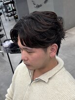 オーバルバイアピッシュ(OVARL by apish) フェザーサーフ/フェザーパーマ/サーフカール/メンズパーマ