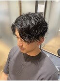 波巻パーマ