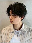 フェザー/サーフカール/センターパート/波巻きツイスパ
