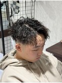奈良/橿原/大和八木/スキンフェード縦落ちパーマ