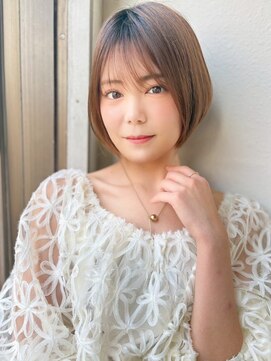 カバーヘアアンドスパ ブリス 浦和(COVER HAIR&SPA bliss) 30代40代◎小顔似合わせカット×大人可愛い丸みショートp浦和