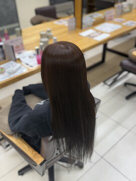 黒髪/クラゲヘアー/オリーブグレー/小顔/ココアベージュ/佐倉