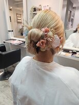 ヘア ケア ディエイチケー(HAIR CARE DHK) 縦リボン&カチモリアレンジ