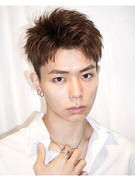 オーシャントーキョーオーバー 渋谷(OCEAN TOKYO OVER) メンズ波巻きツイスパニュアンススパイラルスパイキーショート